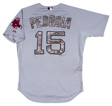 2014 Dustin Pedroia Game Used & Signed Boston Red Sox Road Jersey Used on 5/26/14 (MLB Authenticated)